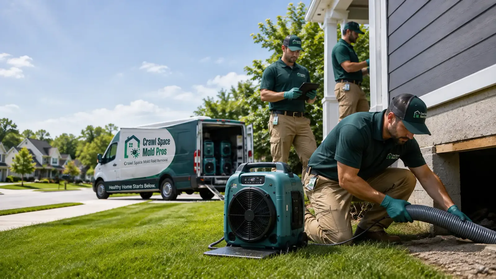 Crawl Space Mold Removal in Orland, CA